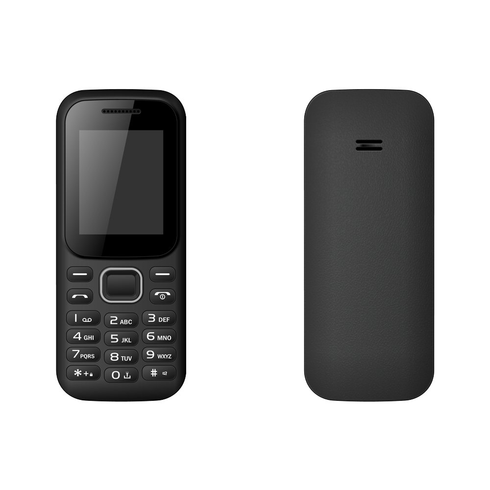 2G 3G 4G Black Multi-feature Phones 2.8inch 1.77 Inch 2g Feature Phone Old Man Cellphone